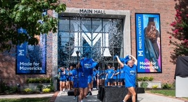 Students celebrate launch of Mercy University